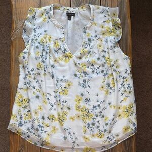 Banana Republic Floral Women's Tank size L